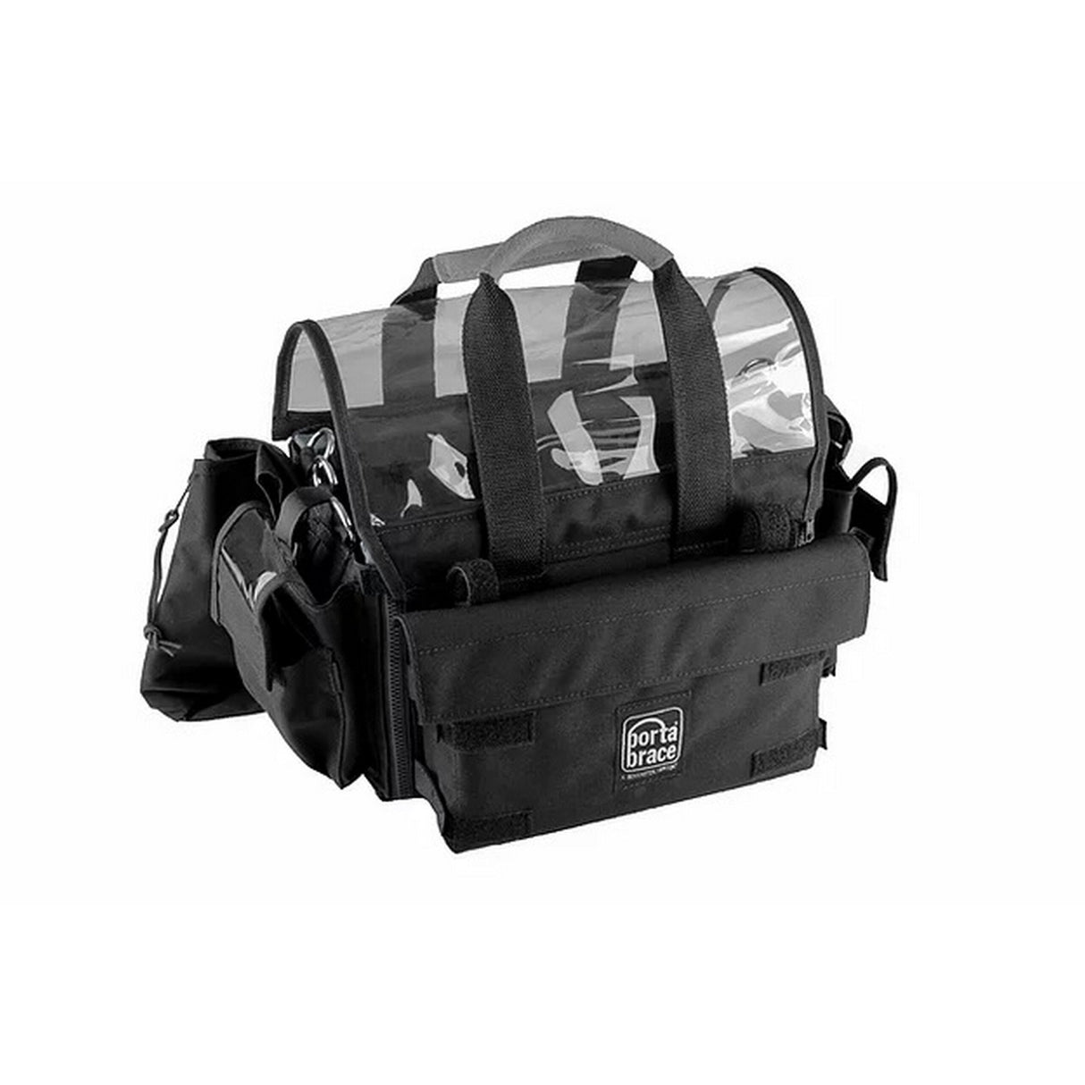 Porta Brace AO-1.5XBH Audio Organizer with Harness, Medium, Black