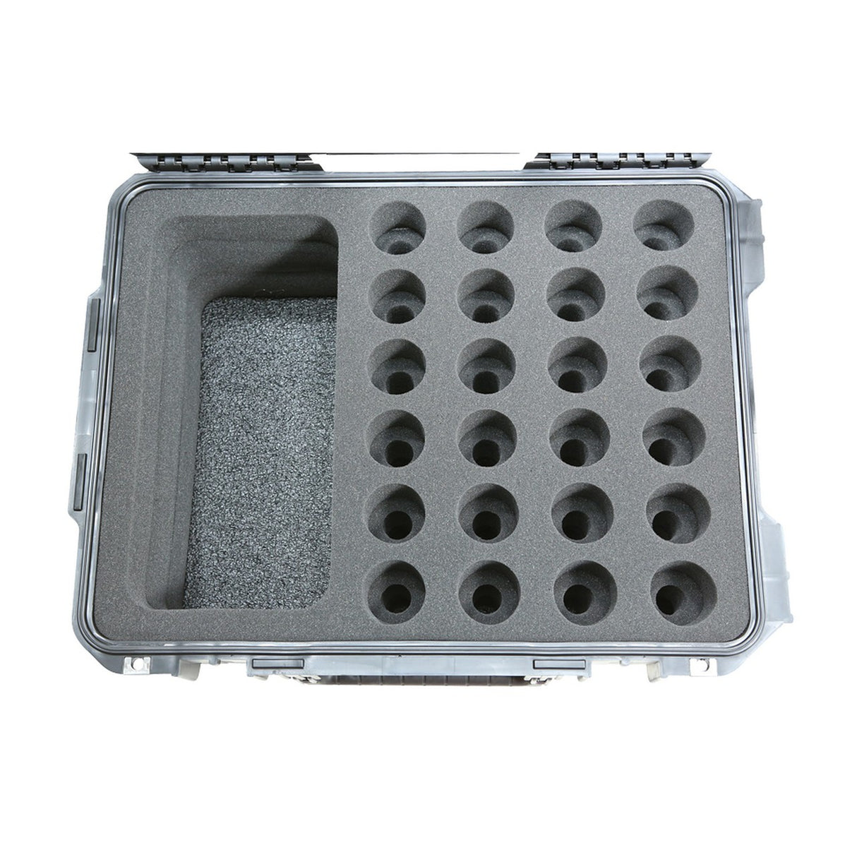 SKB 3i-2015-MC24 | Injection Molded Wheel Case for 24 Microphones
