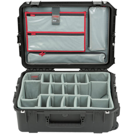SKB 3i-2215-8DL iSeries Case with Think Tank Designed Dividers and Lid Organizer