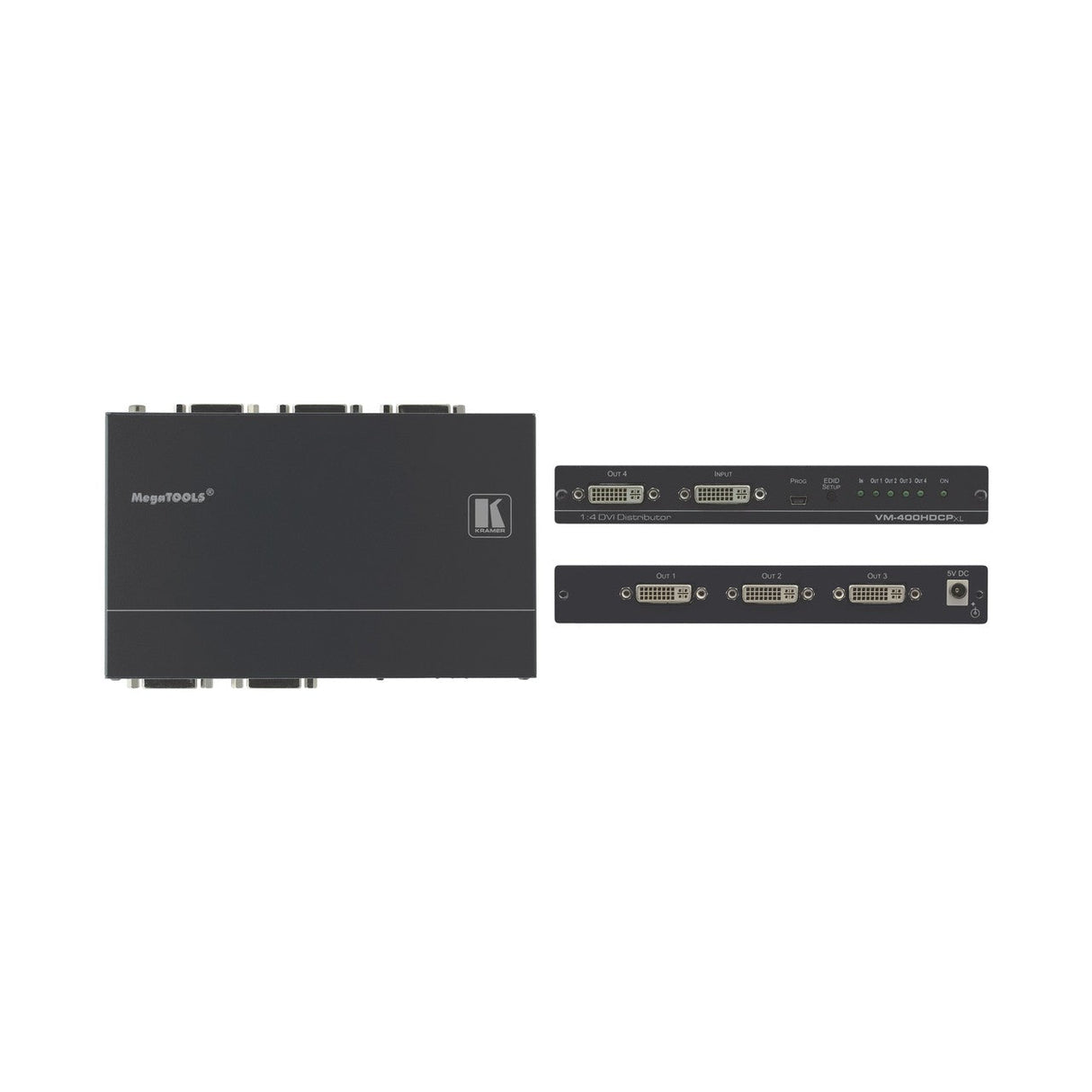 Kramer VM-400HDCPXL 1:4 4K60 4:2:0 DVI Distribution Amplifier