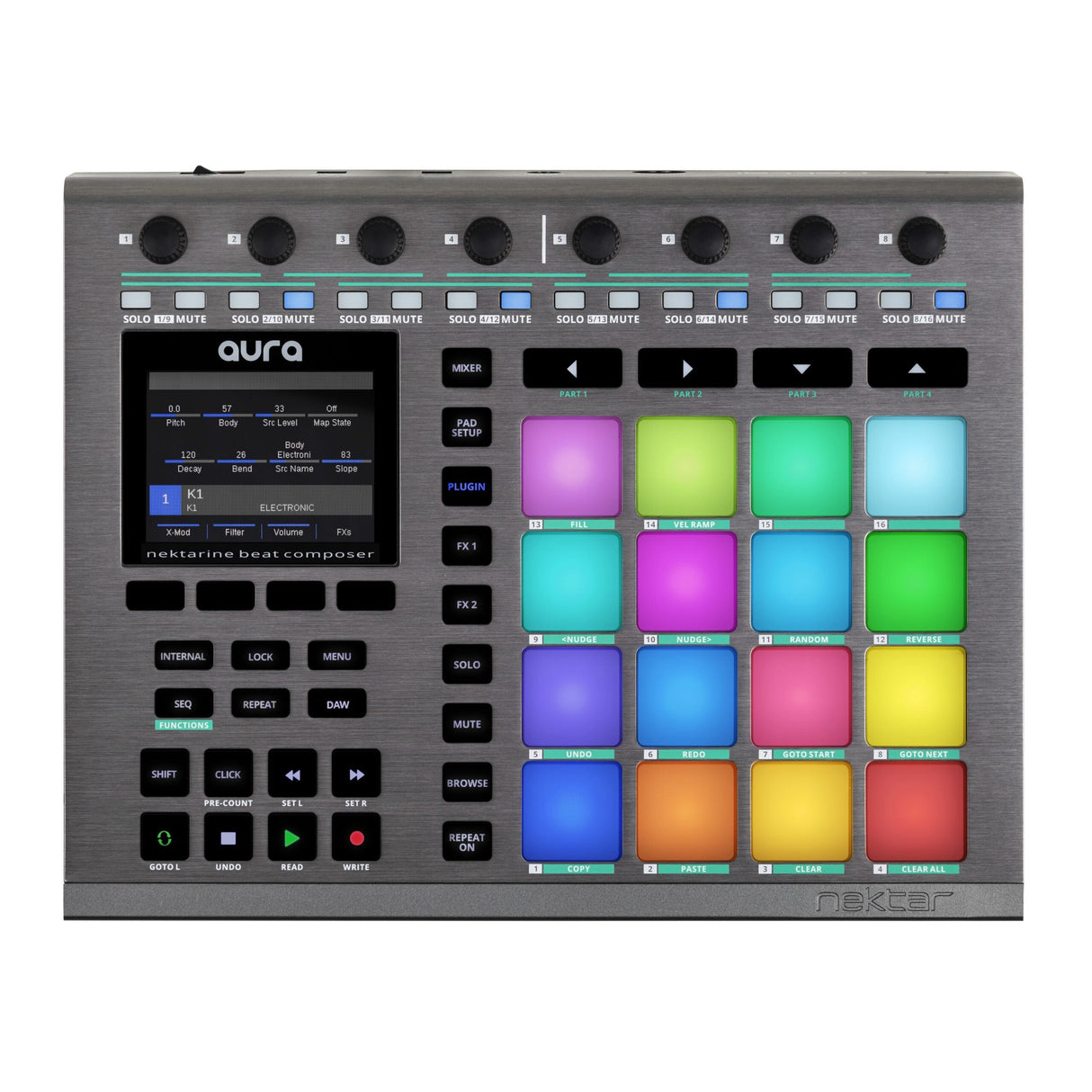 Nektar AURA USB MIDI Pad Controller