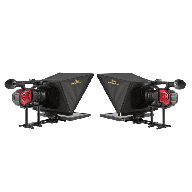Ikan PT3700-P2P Interview System with 2 x 17-Inch Teleprompters