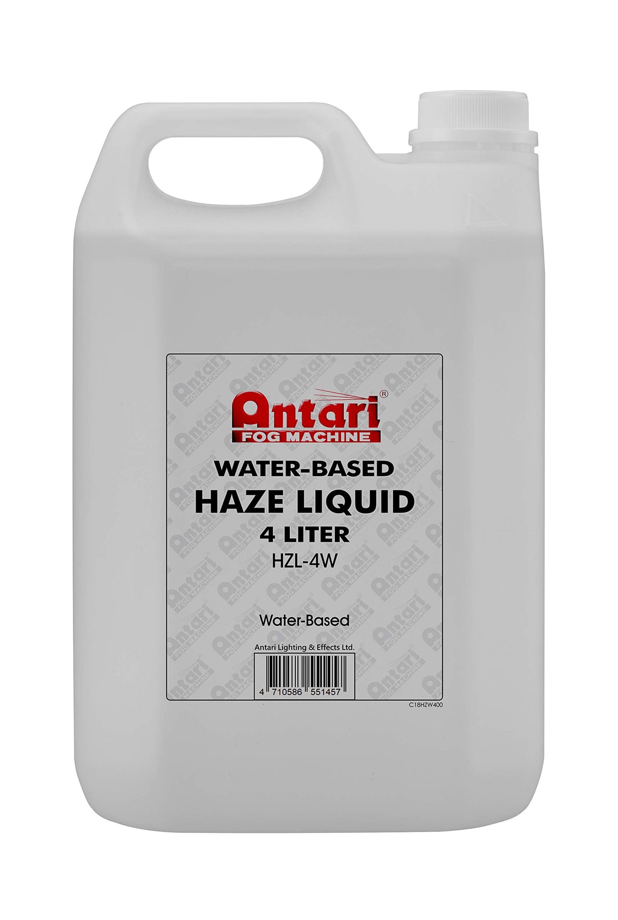 Antari HZL-4W Water Based Haze Fluid, 4 Liter