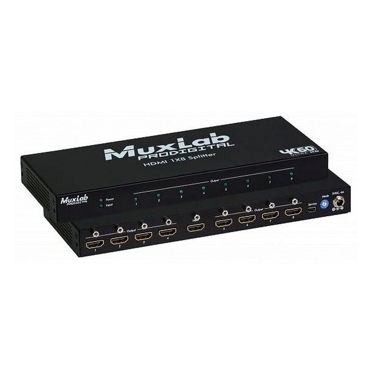 MuxLab 500427 HDMI 1X8 4K60 Splitter