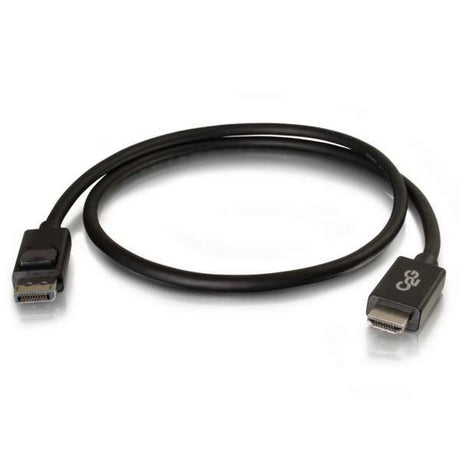 C2G DisplayPort Male to HDMI Male Adapter Cable, 3 Foot