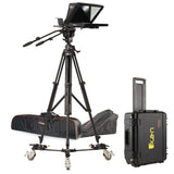 Ikan PT4200-PEDESTAL-TK 12-Inch Teleprompter with Pedestal/Dolly Turnkey and Travel Case