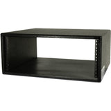 Grundorf SRB-0416B 4-Space Rack Shell Black Painted Birch Wood