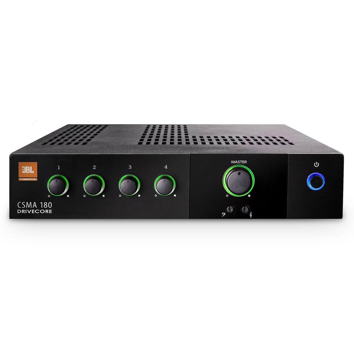 JBL CSMA180 80 Watt 4 Channel Fanless Commercial Mixer Amplifier