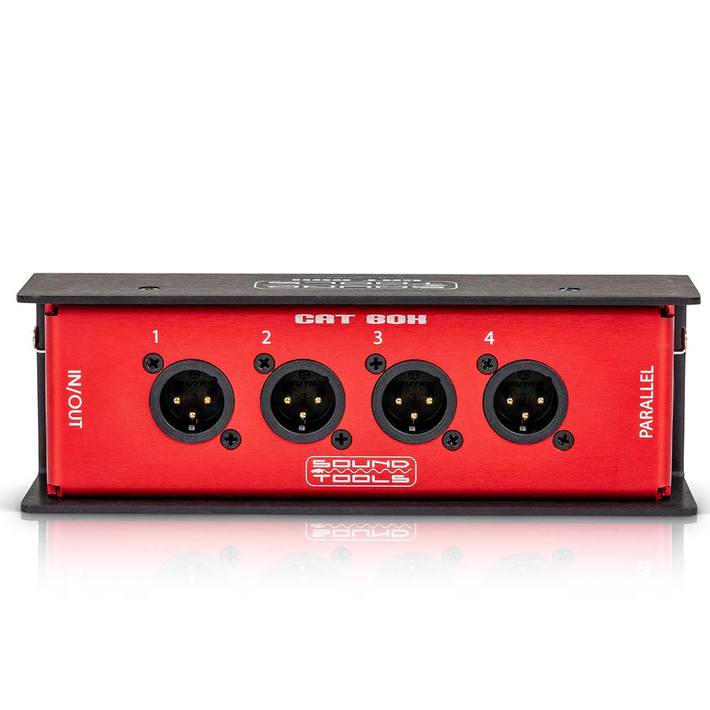 SoundTools CAT Box 4 Male XLR to etherCON Stage Box with Parallel