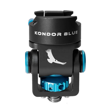 Kondor Blue Swivel Tilt Monitor Mount with Arri Pin NATO Clamp Version Raven Black