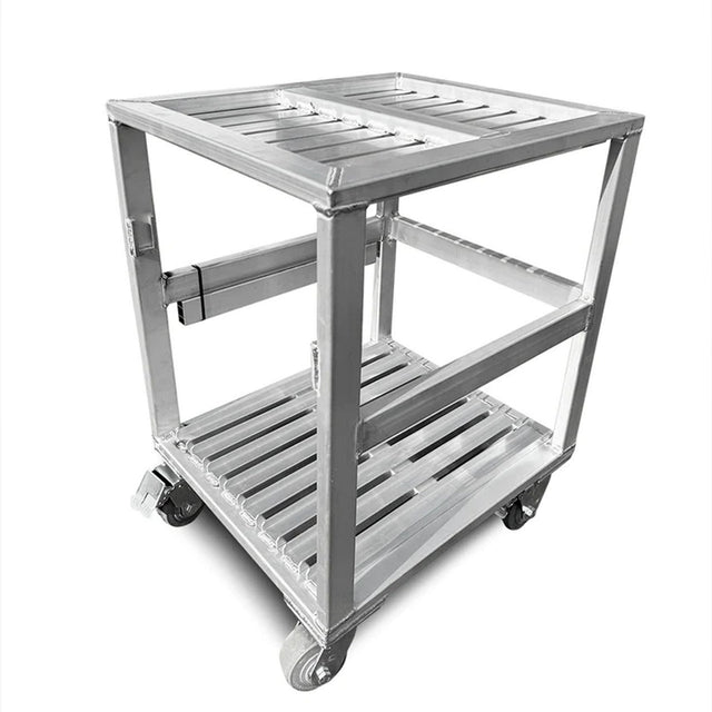Galaxy Stage GS-22BPC 22 x 22-Inch Bass Plate Cart for 6 Bases
