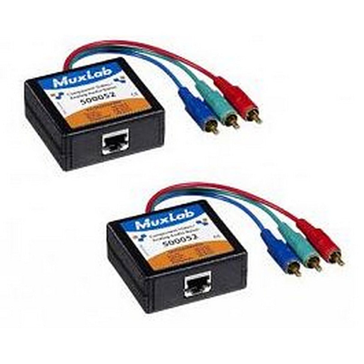 MuxLab 500052-2PK 2 Pack Component Video/Analog Audio Balun