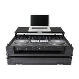 Magma DJ-Controller Workstation for Pioneer DJ DDJ-REV7 with Wheels Black
