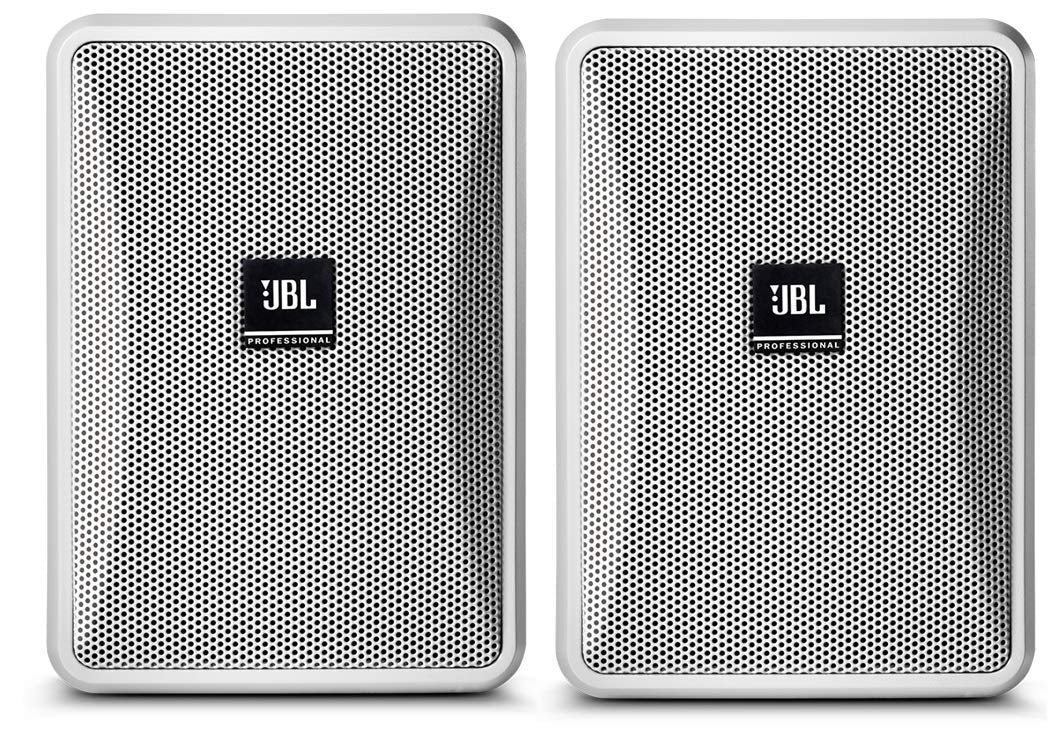 JBL Control 23-1-WH Ultra Compact 3inch Two Way Vented Loudspeaker White Pair