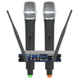 VocoPro UHF-28 Dual Channel UHF Wireless Handheld Microphone System 915.000-918.700
