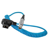 Kondor Blue Coiled D-Tap to Female LEMO 4-Pin for C200