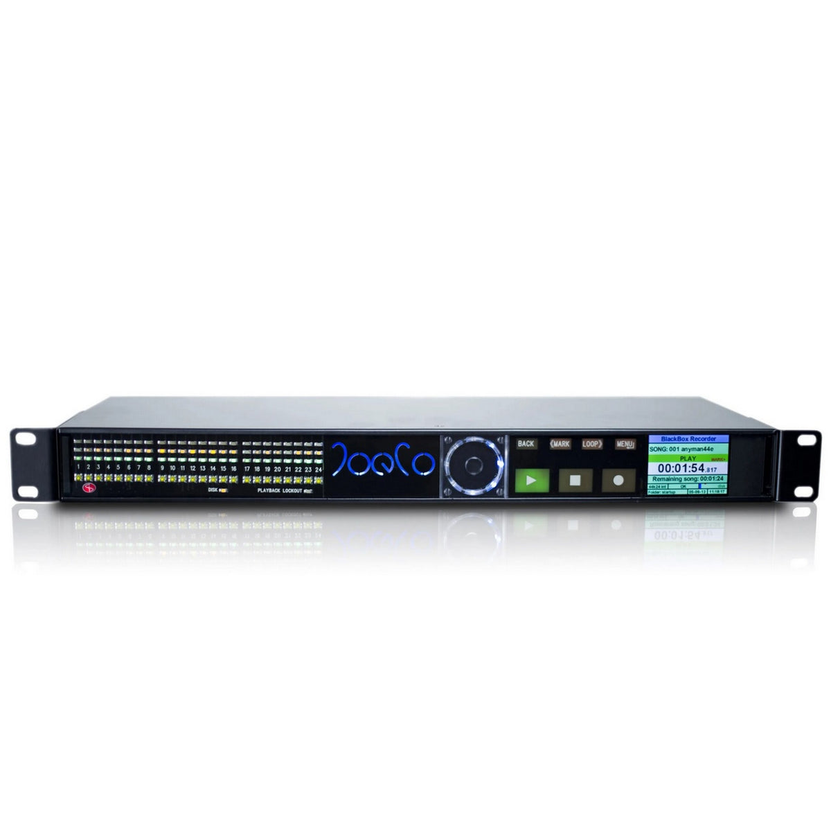 JoeCo BBR1-A BlackBox Multi-Track Rackmount Recorder with Lightpipe Di ...