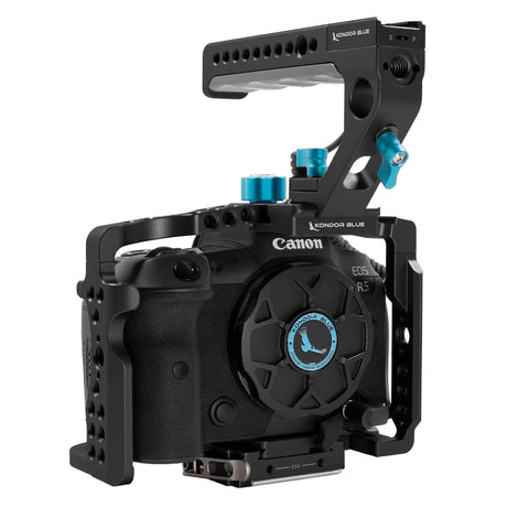 Kondor Blue Full Arca Camera Cage with Top Handle for Canon R5/R6/R Raven Black