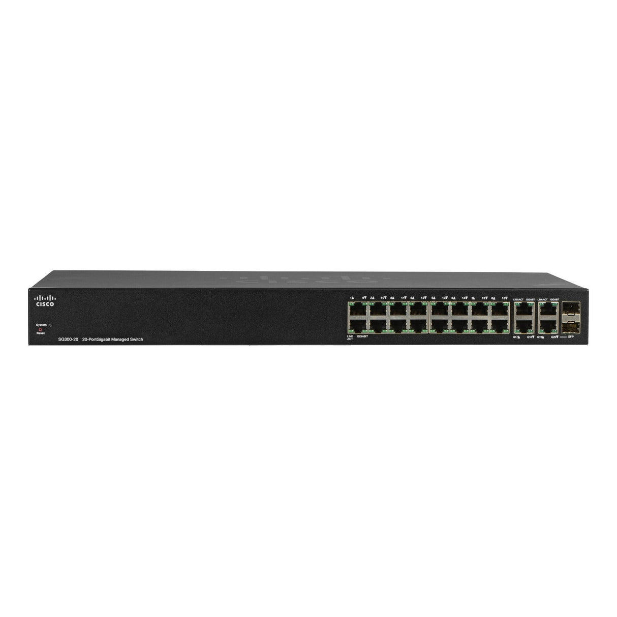 Cisco SG300-20 20-Port Gigabit Managed Ethernet Switch