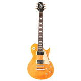 Sawtooth Heritage Series Flame Maple Top Electric Guitar, Tuscan Flame