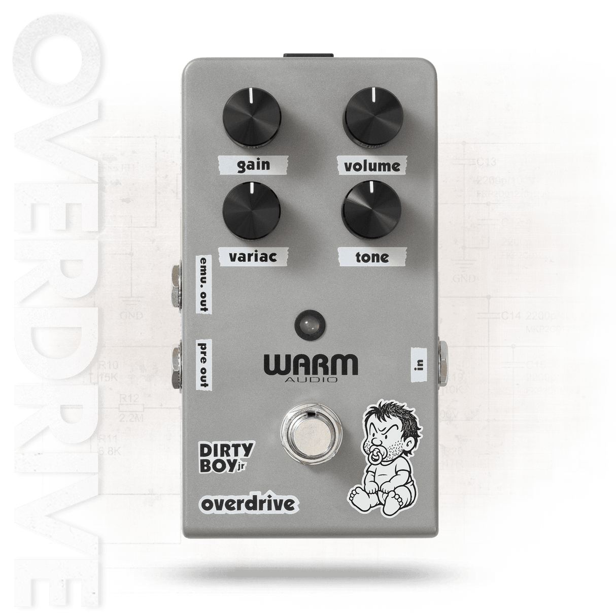 Warm Audio WA-DBjr-OD Dirty Boy Jr. Tube-Emulation Overdrive Preamp