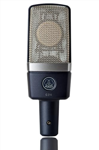 AKG C214 Professional Large Diaphragm Condenser Microphone for Vocal Solo Instruments