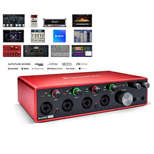 Focusrite Scarlett 18i8 18 x 8 USB Audio Interface, 3rd Generation