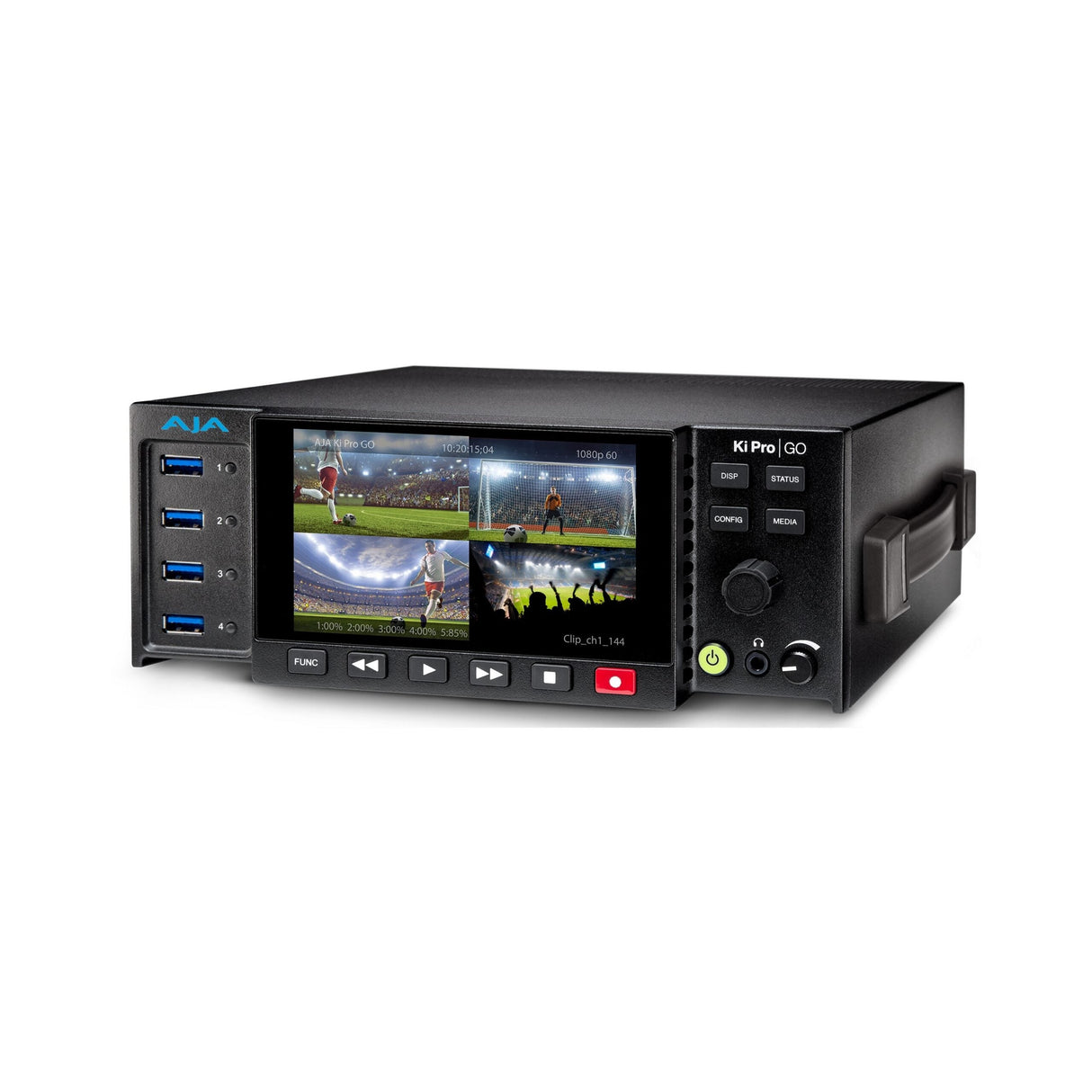 AJA Ki Pro Go Multi-Channel HD H.264 USB 3.0 Recorder and Player