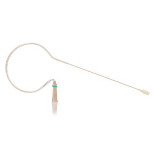 Countryman E6 Directional Earset Mic for General Speaking, E6DW5L1SL - Light Beige, 1mm, Shure Transmitter