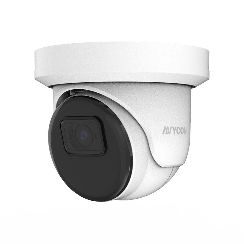 AVYCON AVC-NSE81F28 8MP 2.8mm Fixed Lens WDR Turret IP Camera, White