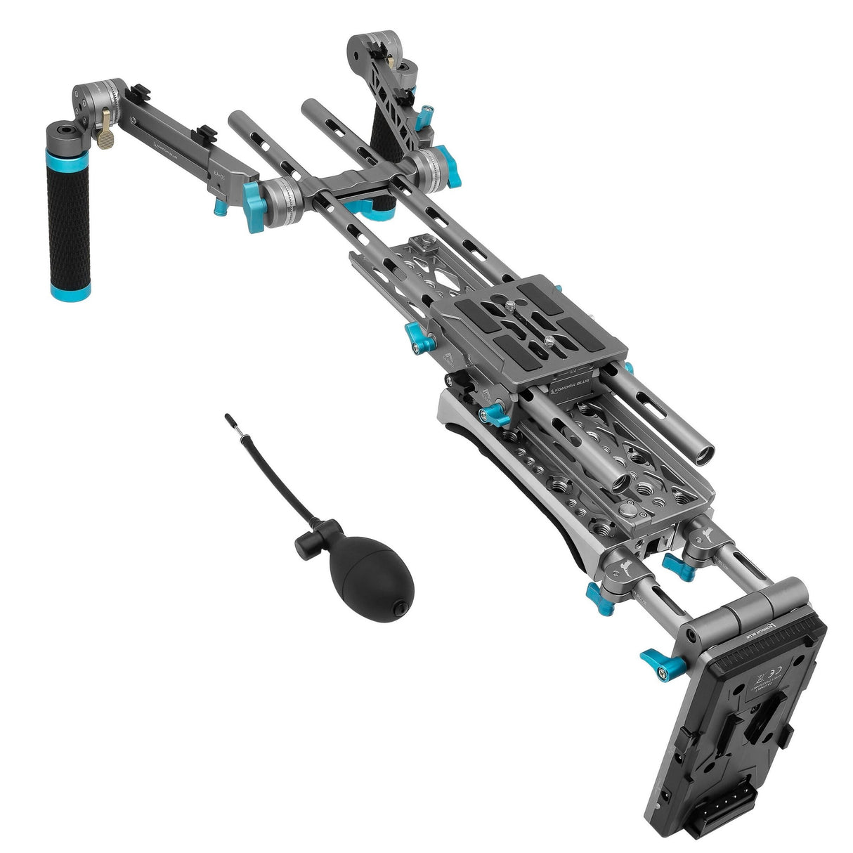 Kondor Blue Shoulder Pad Air Pro Rig V-Mount Space Gray