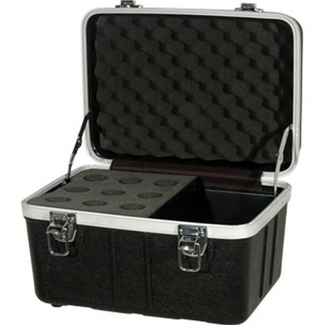 Grundorf ABS-MC09CB | Hardshell Microphone Case for 9 Microphones and Cables