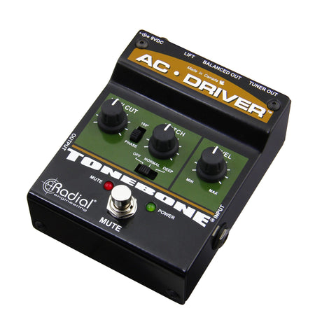 Radial AC-Driver Compact Acoustic Preamp Guitar Effects Pedal