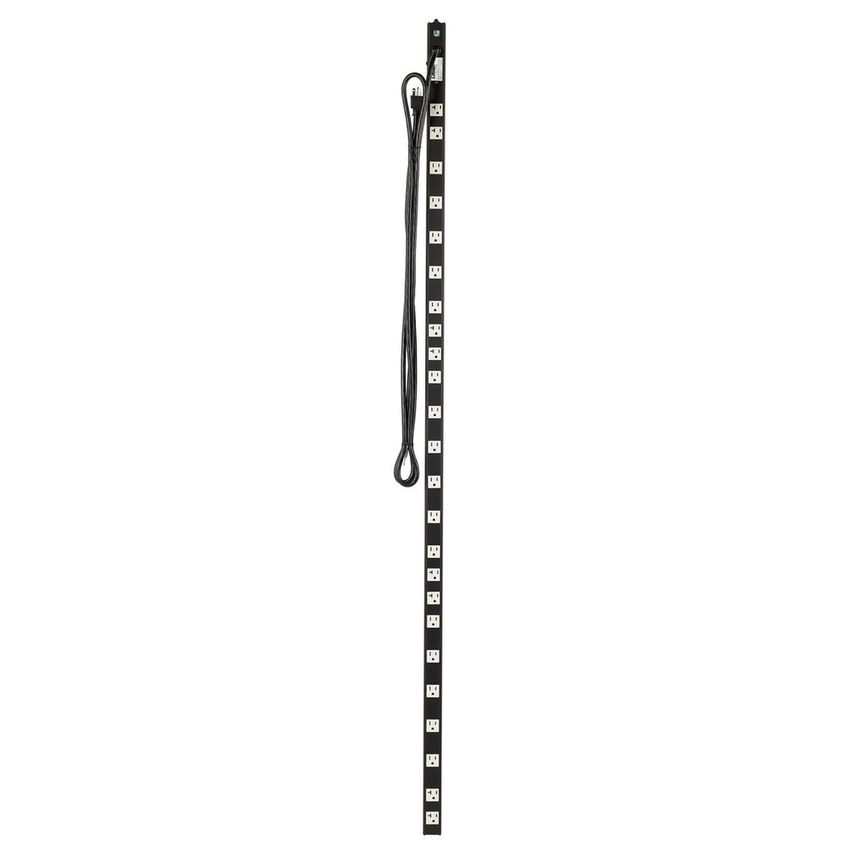 Lowell ACS-2024 Power Strip-15A, 24 Outlets, 6ft Cord