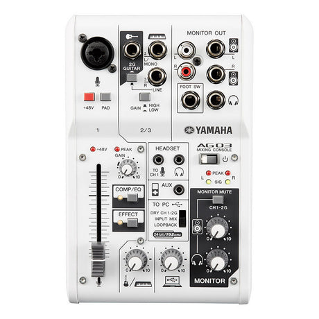 Yamaha AG03 | 3 Channel Mixer USB Audio Interface