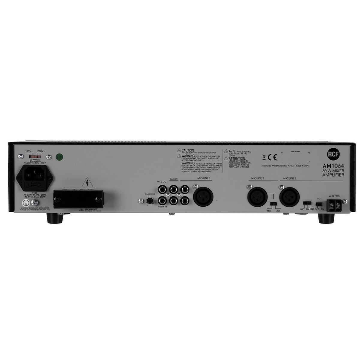 RCF AM1064 | 60W Mixer Amplifier