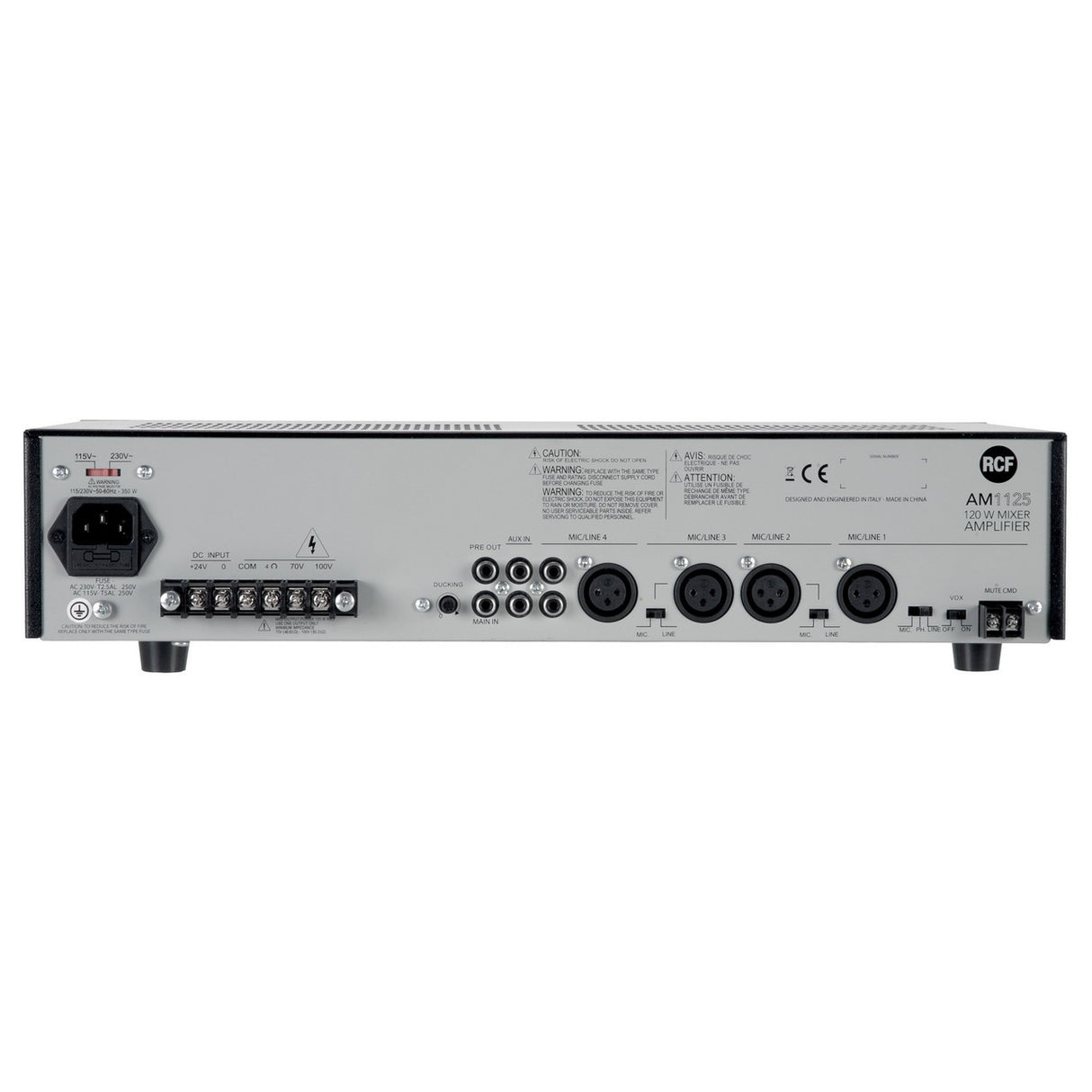 RCF AM1125 | 120W Mixer Amplifier