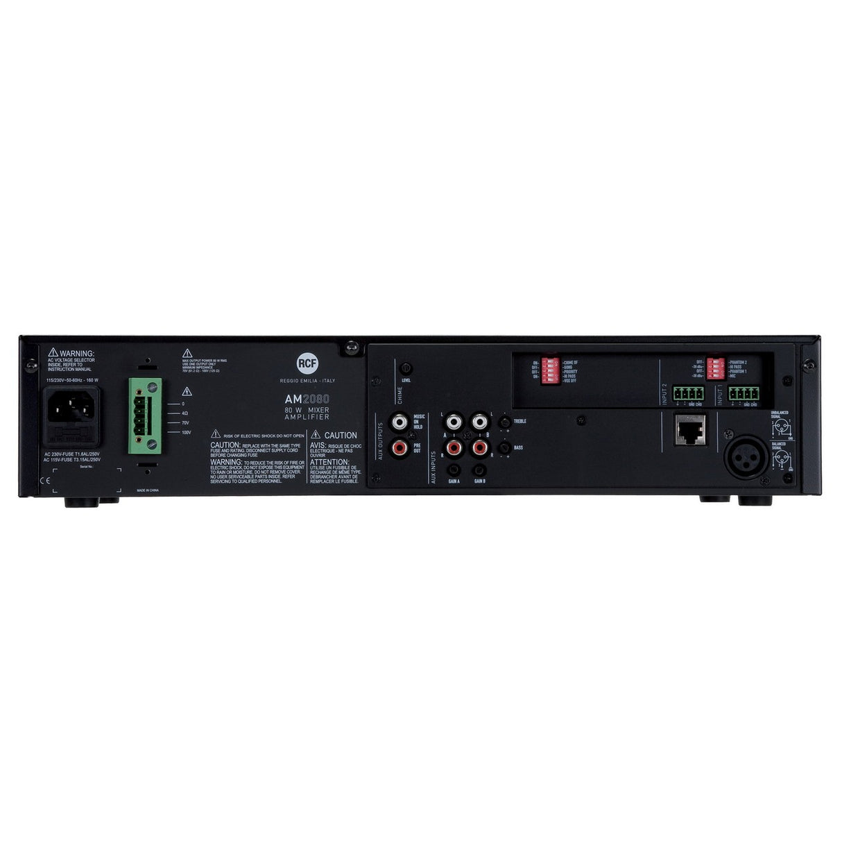 RCF AM2080 | 80W Digital Mixer Amplifier