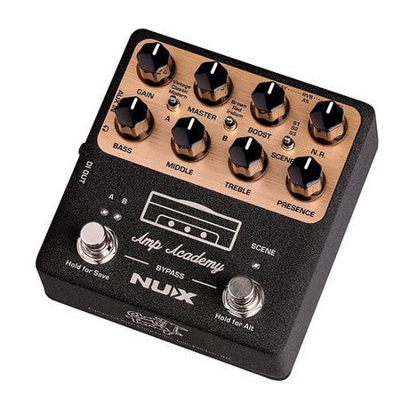 NUX Amp Academy Stomp-Box Amplifier Modeler Pedal (Used)