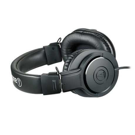 Audio Technica ATH-M20x Closed Back Over Ear Professional Monitor Headphones, Black (Used)