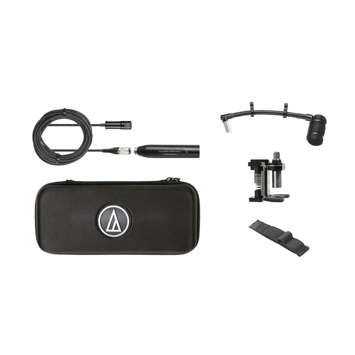 Audio Technica ATM350D 5 Inch Gooseneck Cardioid Condenser Instrument Microphone with Drum Mount