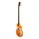 Orange O-BASS 4-String Okoume Dual Action Maple Neck Bass Guitar, Orange