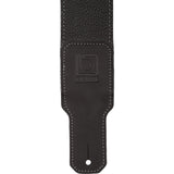 Boss BSL-25-BLK 2.5 Inch Black Leather Instrument Strap