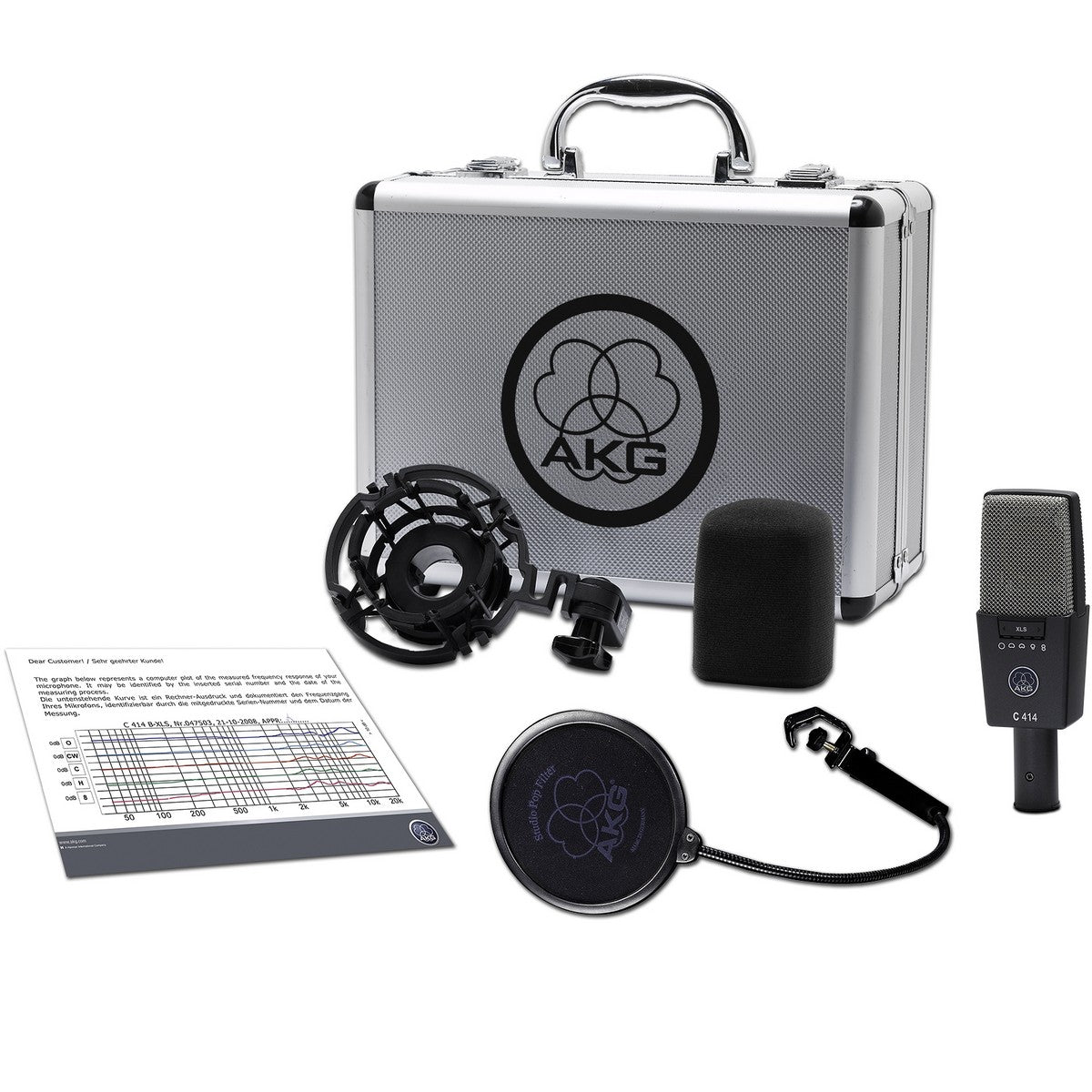 AKG C414 XLS | Large Diaphragm Multi Pattern Condenser Microphone