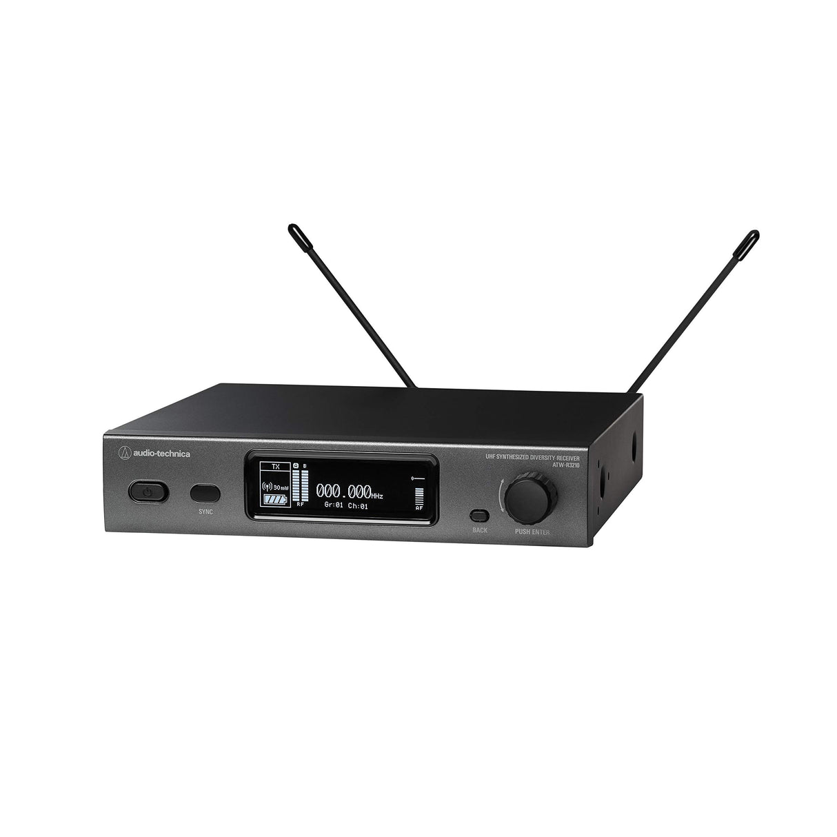 Audio Technica ATW-R3210EE1 3000 Series 4th Generation True Diversity Receiver 530.000 to 589.975 MHz