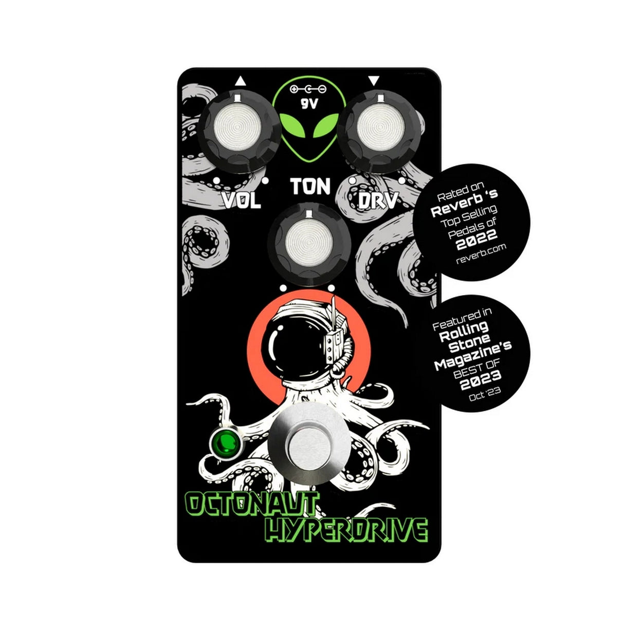 Interstellar Audio Machines Octonaut Hyperdrive Overdrive Effects Pedal