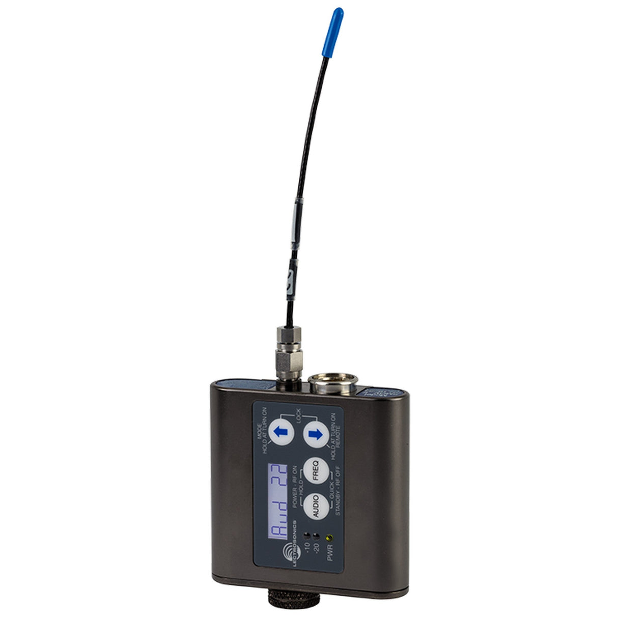 Lectrosonics SMQV Digital Hybrid Wireless UHF Beltpack Transmitter with Dual Battery, 21 537.600 - 563.175 MHz