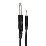 Hosa CMP-305 3.5mm TS to 1/4-Inch TS Mono Interconnect, 5-Feet