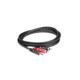 Hosa CMR-206 6 Feet 3.5 mm TRS to Dual RCA Stereo Cable