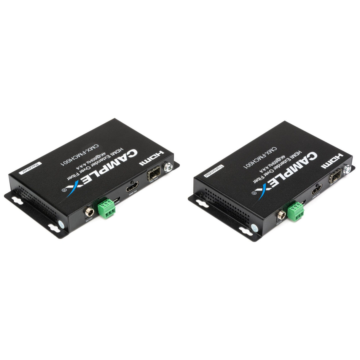 Camplex CMX-FMCH001 4K/2K HDMI 2.0 Over Fiber 18Gbps HDCP 2.2 with RS-232 Extender